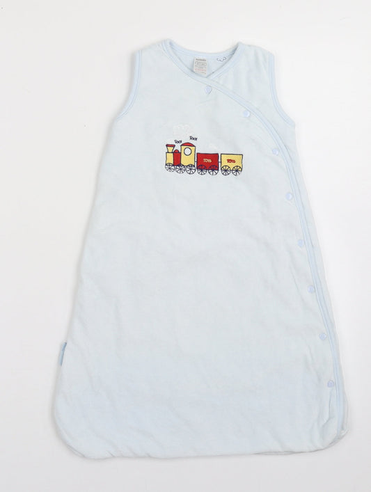 Pure Baby Boys Blue Polyester Babygrow One-Piece Size 3-6 Months