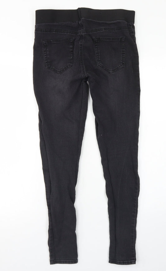 Pep & Co Womens Black  Cotton Jegging Jeans Size 12 L27 in Regular