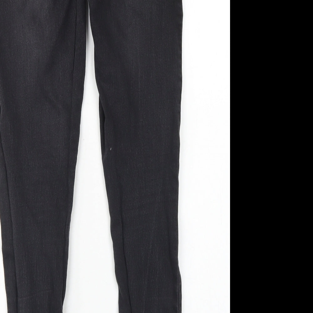 Pep & Co Womens Black  Cotton Jegging Jeans Size 12 L27 in Regular