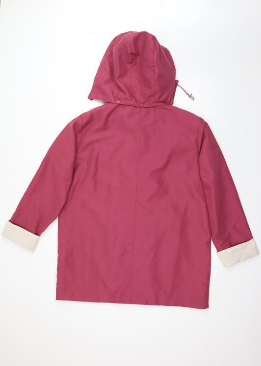 Gabriella Vicenga Womens Red Jacket Size 14 Zip