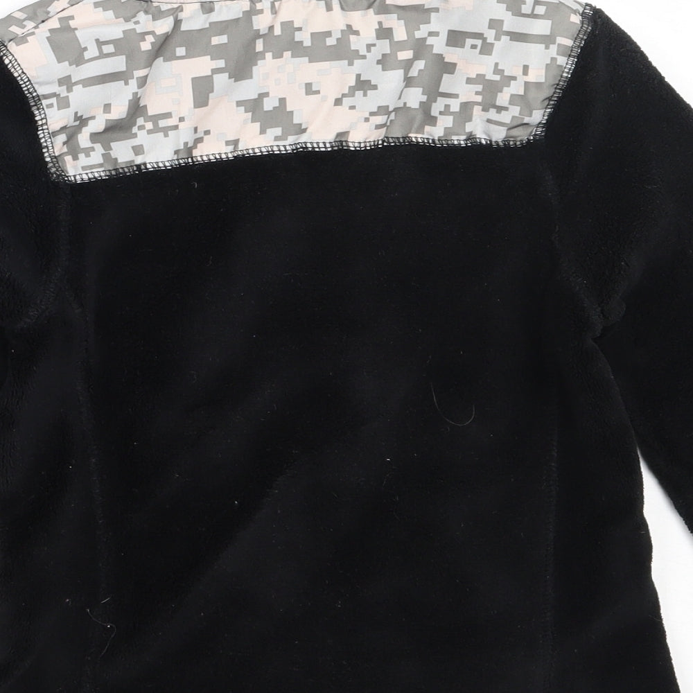 Pink Anie Girls Black Jacket Size 7-8 Years
