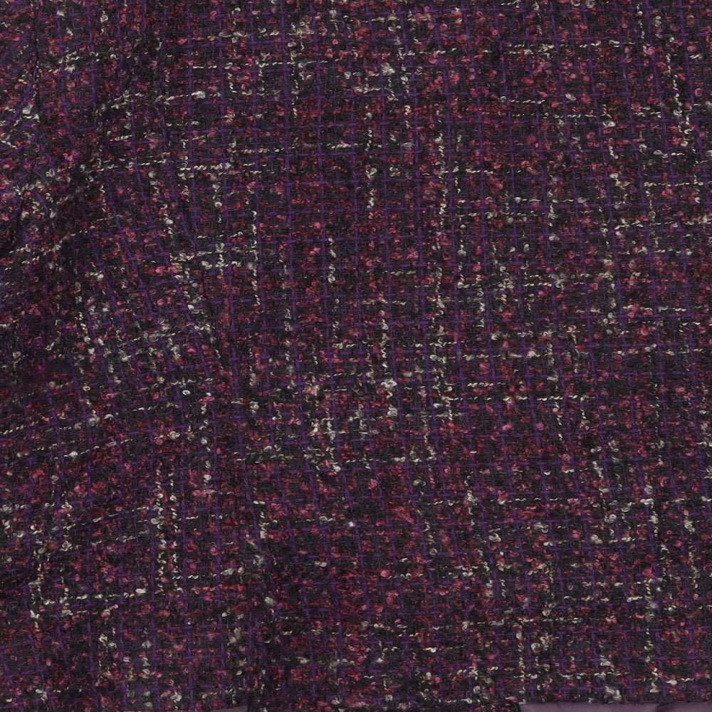 Womens UK Size 14 Marks and Spencer Purple Overcoat