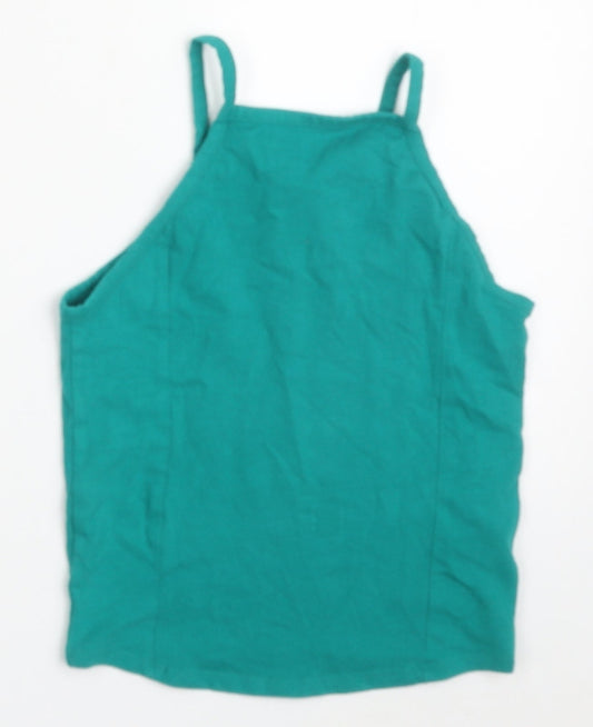 Womens UK Size 6 Miss Selfridge Green Basic Tank