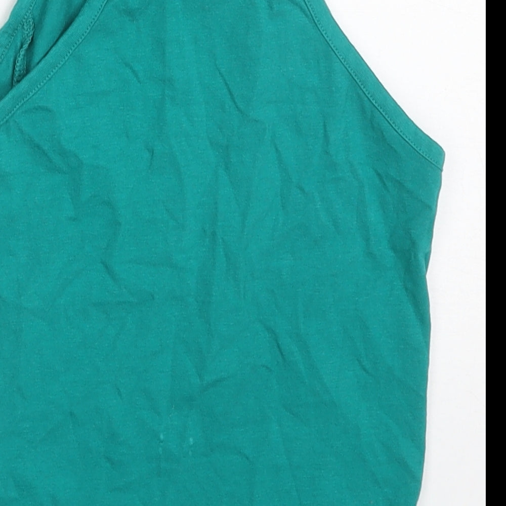 Womens UK Size 6 Miss Selfridge Green Basic Tank