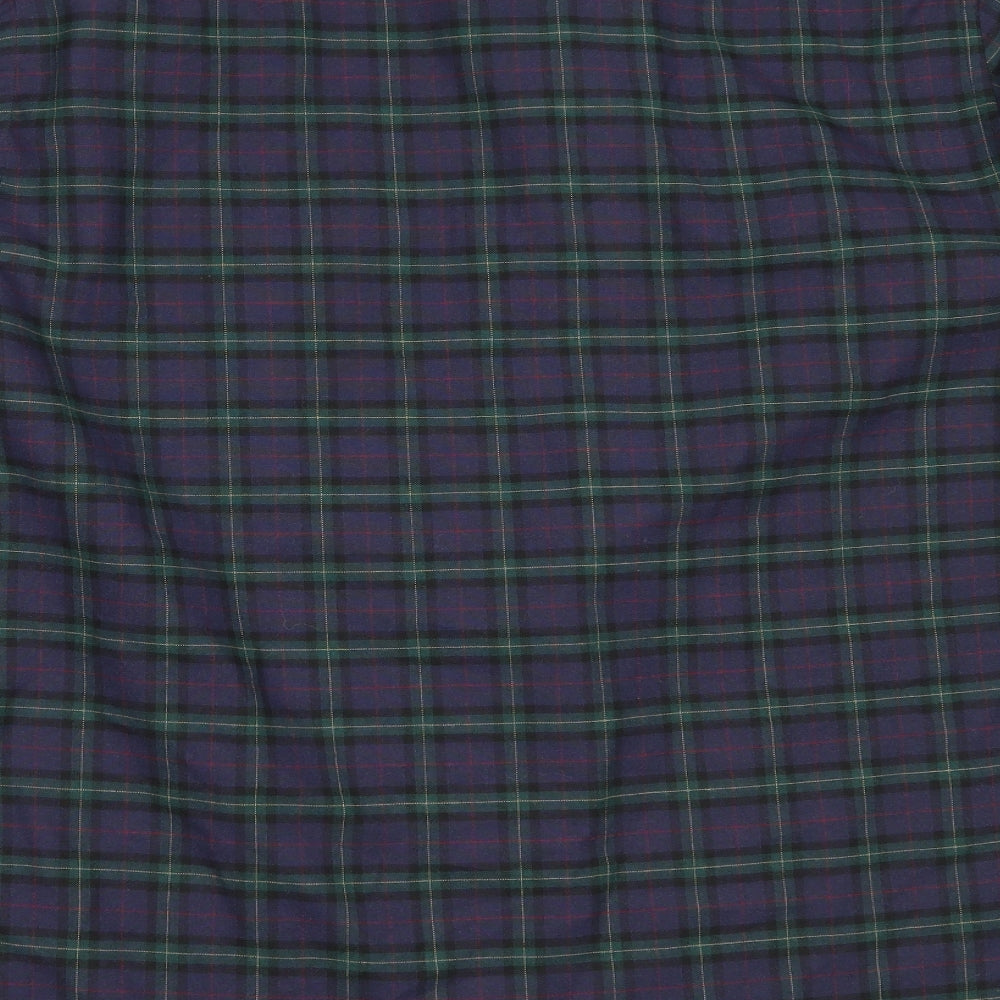 Mens UK Size XL Dunnes Stores Blue Button-Up Long Sleeve Casual Shirt