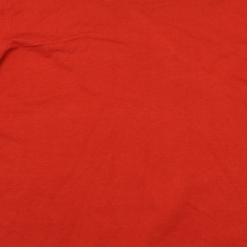 Gerard Womens Red Round Neck Viscose Pullover Jumper Size 18