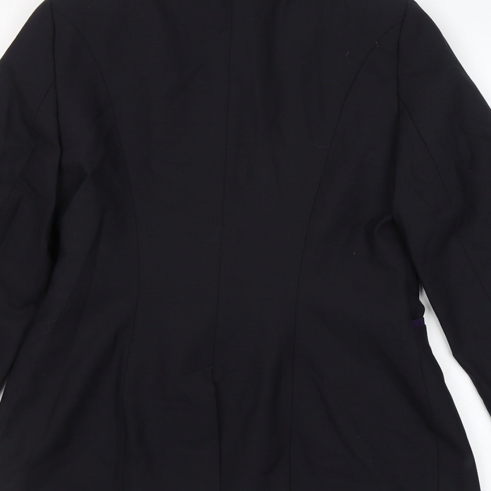 Womens UK Size 10 Preworn Regular Black Suit Jacket