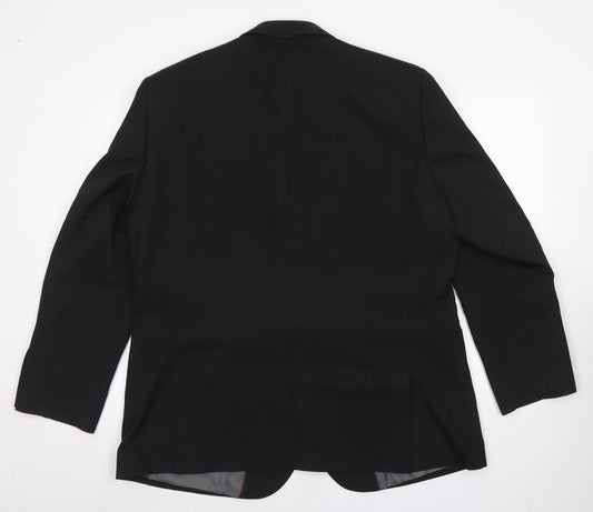 F&F Mens Beige Striped Polyester Jacket Blazer Size 46