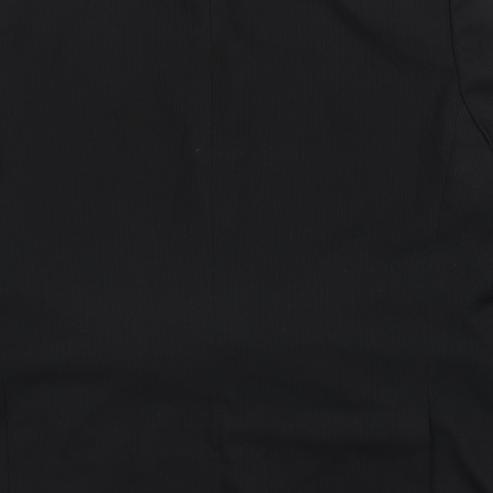 F&F Mens Beige Striped Polyester Jacket Blazer Size 46