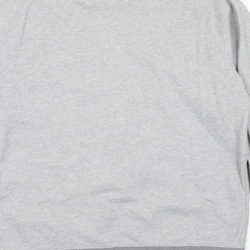 Mens UK Size M Blue Harbour Grey Pullover Sweatshirt