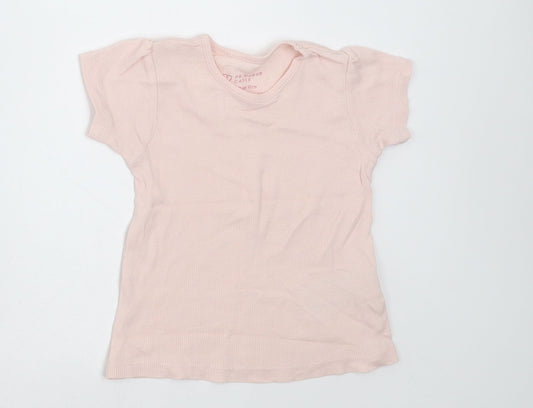 Primark Girls Pink Cotton Pyjama Set Size 18-24 Months Pullover