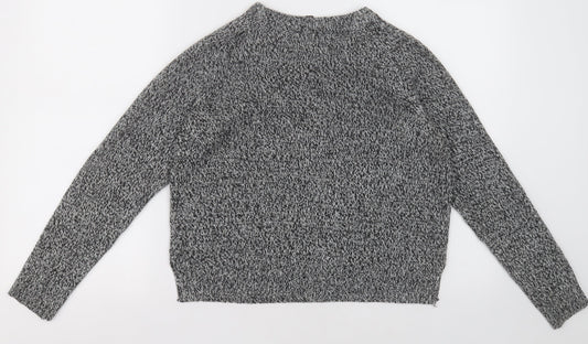 Womens UK Size XS H&M Grey Pullover Jumper