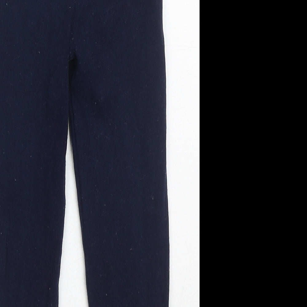 Futoro Girls Blue Cotton Carrot Trousers Size 2-3 Years Regular