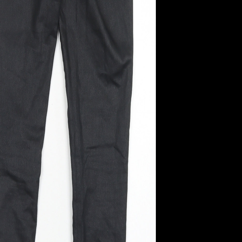 Dorothy Perkins Womens Black Cotton Skinny Jeans Size 8 L29 in Regular Button