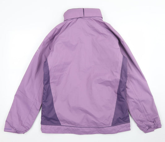 Regatta Girls Purple Colourblock 3-in-1 Jacket Coat Size 15 Years Zip - Fleece Lined