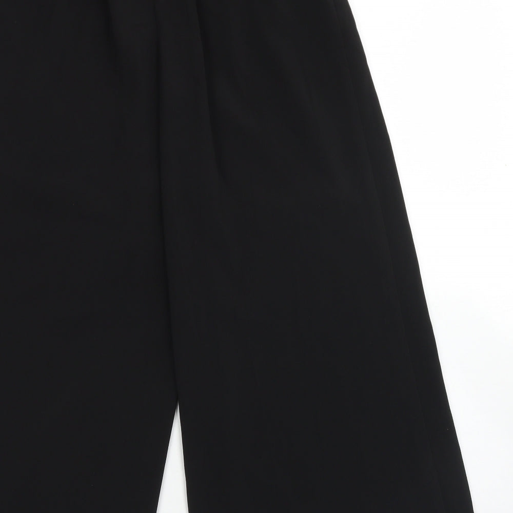 Womens UK Size 8 New Look Regular Fit Dress Pants Black Trousers