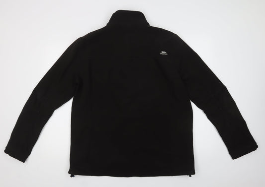 Mens UK Size XL Trespass Black Windbreaker Coat