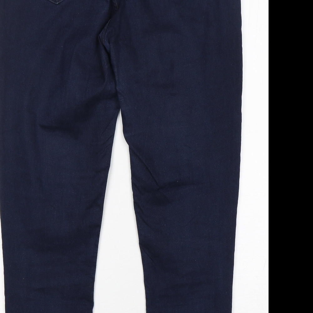 M&S Womens Blue Skinny Jeans Size 18 L28 in Regular
