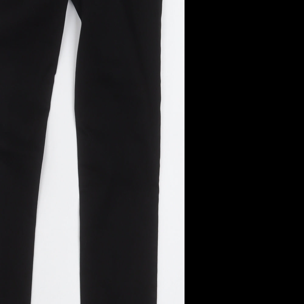 NEXT Womens Black Cotton Skinny Jeans Size 10 L30 in Regular Button