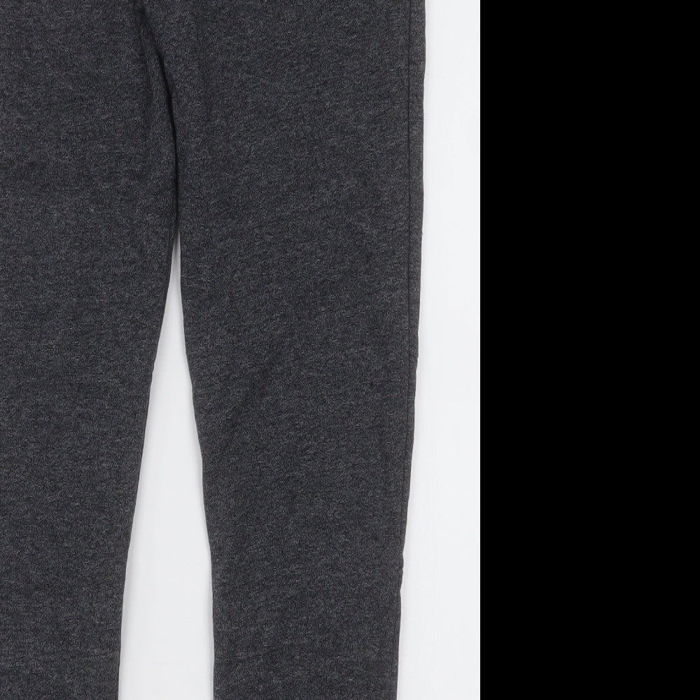 Primark Mens Grey Cotton Jogger Trousers Size M L30 in Regular Tie