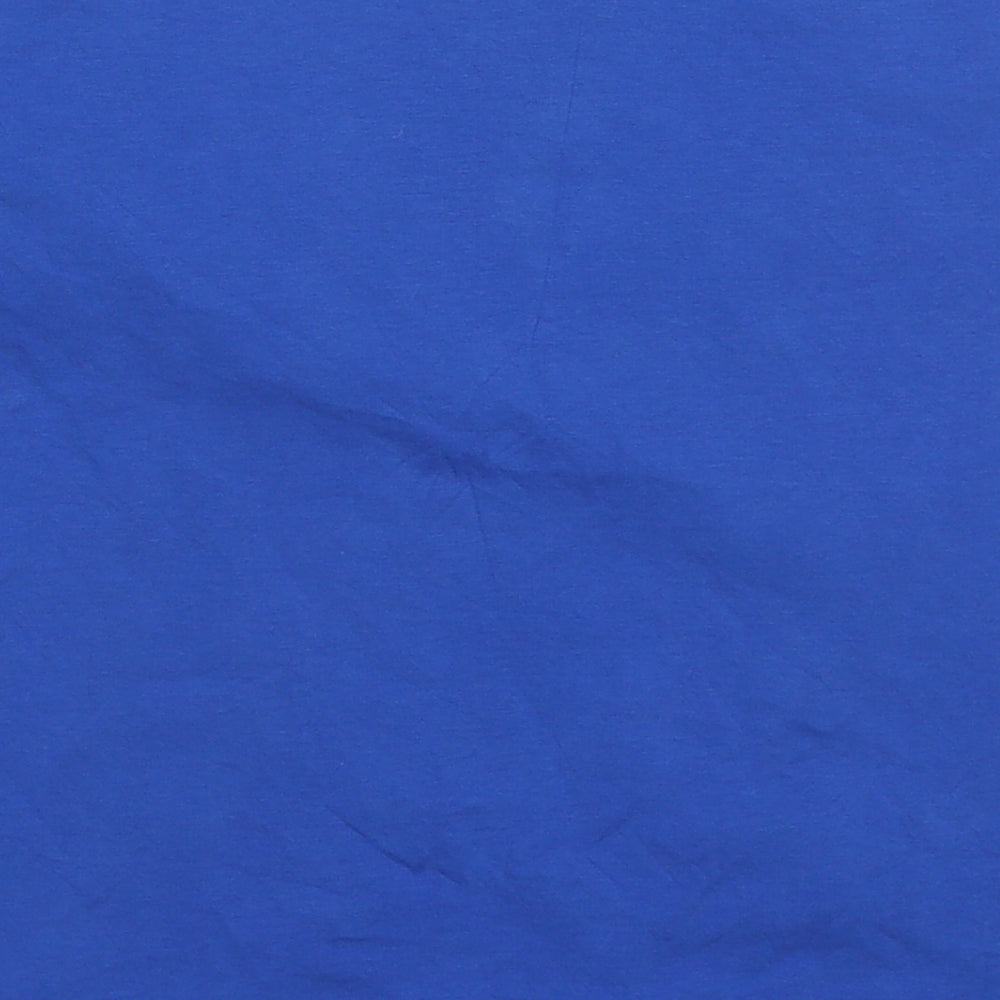 George Womens Blue Cotton Basic Tank Size 14 Round Neck