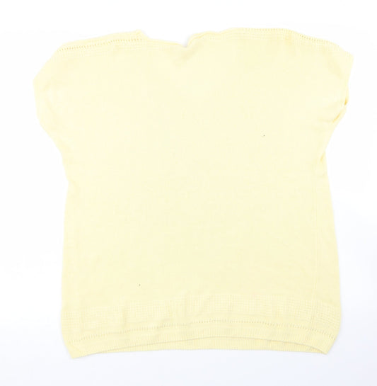 Womens UK Size L Bonmarche Yellow Pullover Jumper
