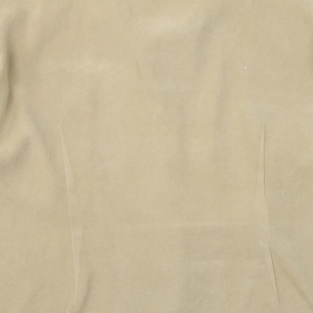 Womens UK Size 20 Sara Woman Beige Basic Button-Up
