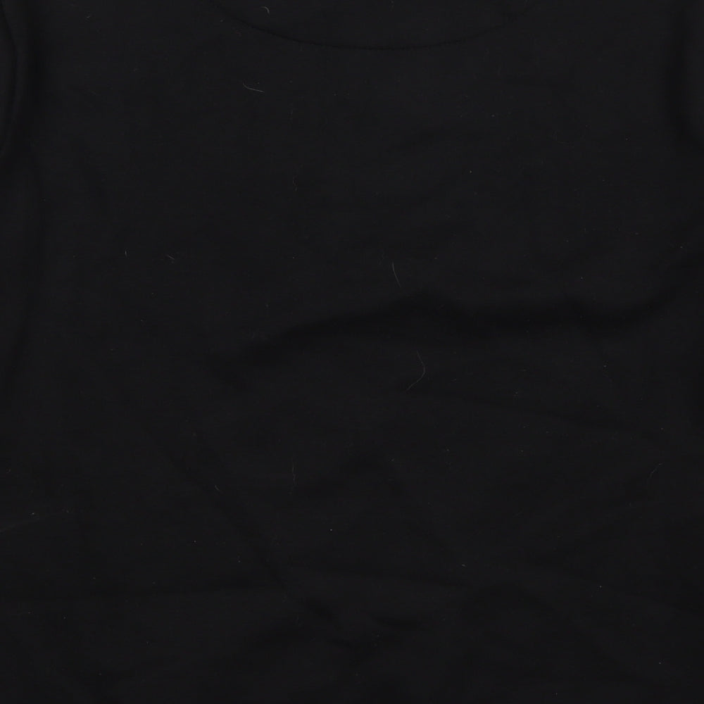 Mens UK Size M Boohoo MAN Black Pullover Sweatshirt