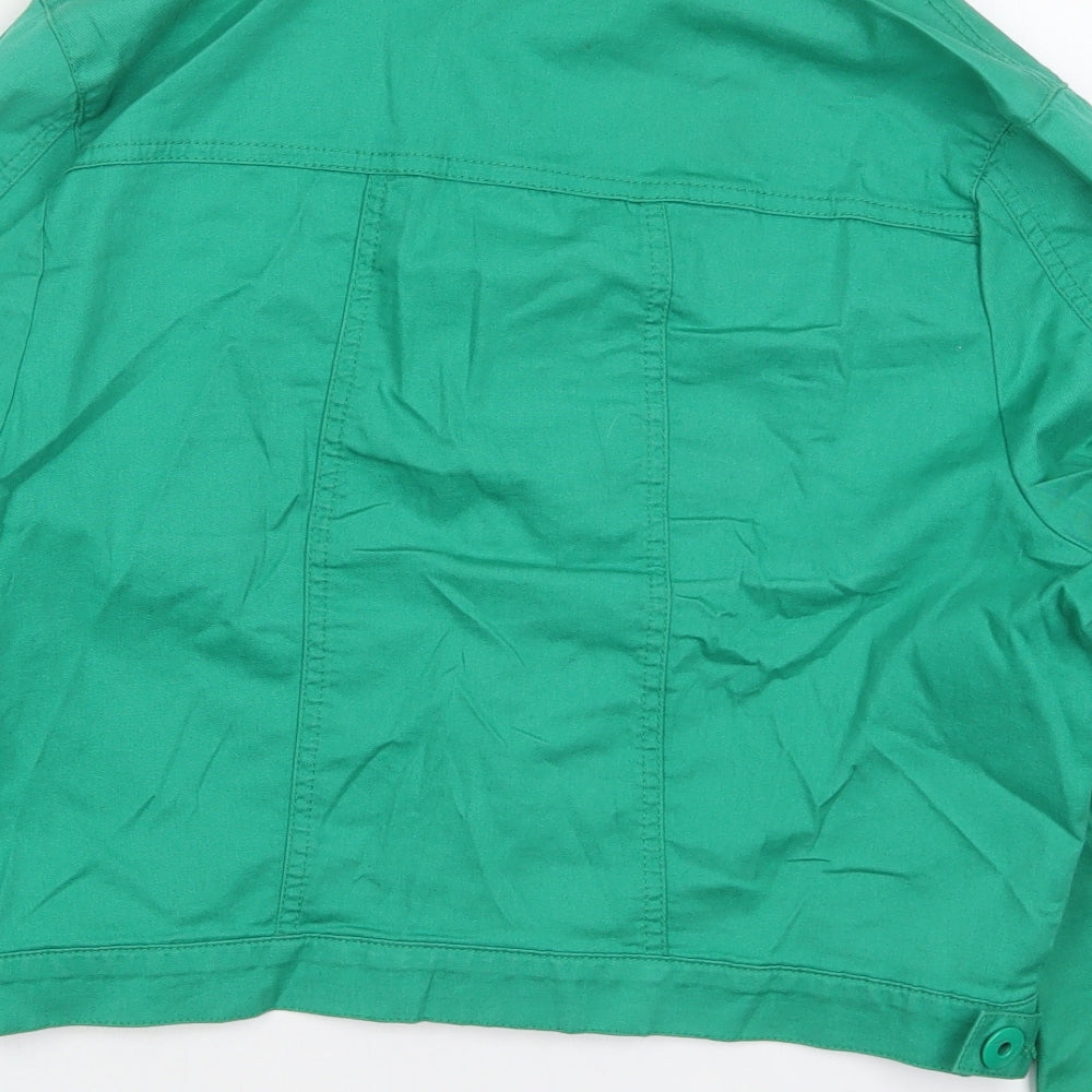 Womens UK Size 16 Internacionale Green Jacket