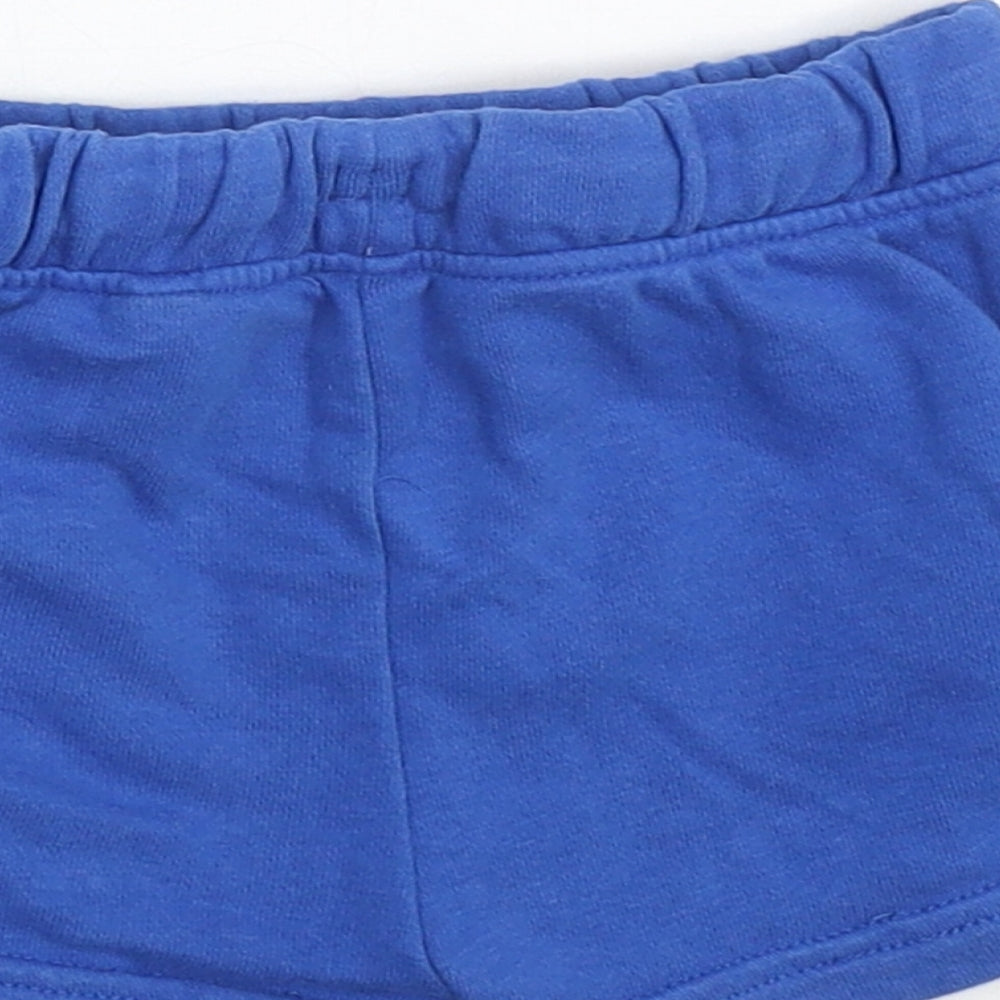 George Boys Blue Cotton Shorts Outfit/Set Size 12-18 Months Pullover