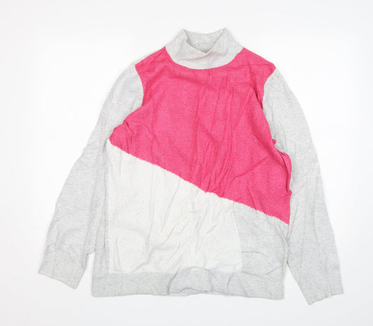 Womens UK Size 16 Bonmarche Multicoloured Pullover Jumper