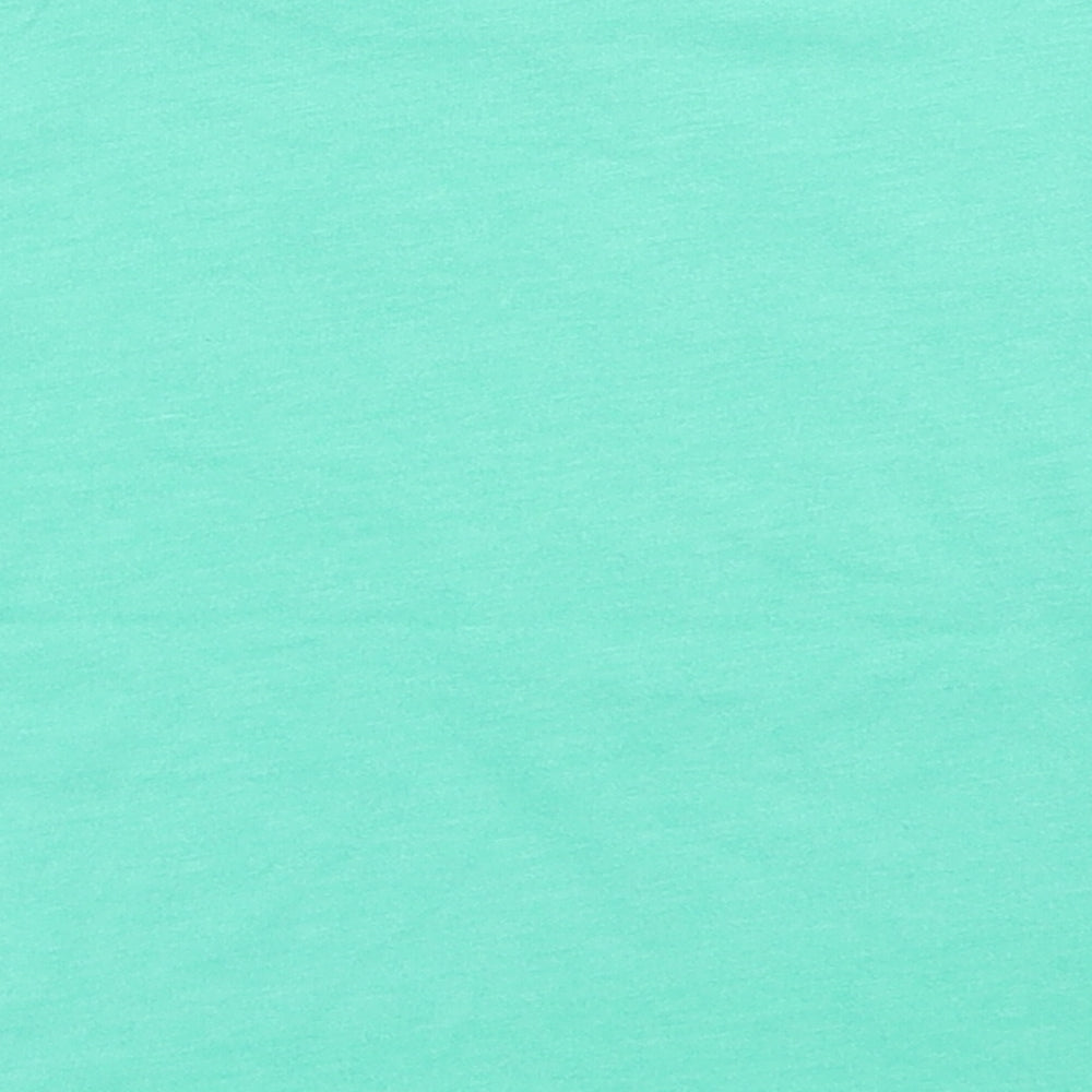 NEXT Girls Green Cotton Basic T-Shirt Size 9-12 Months Crew Neck