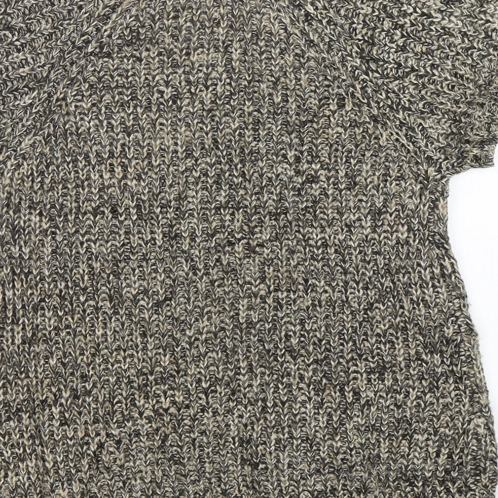 Womens UK Size 12 BHS Brown Cardigan Jumper