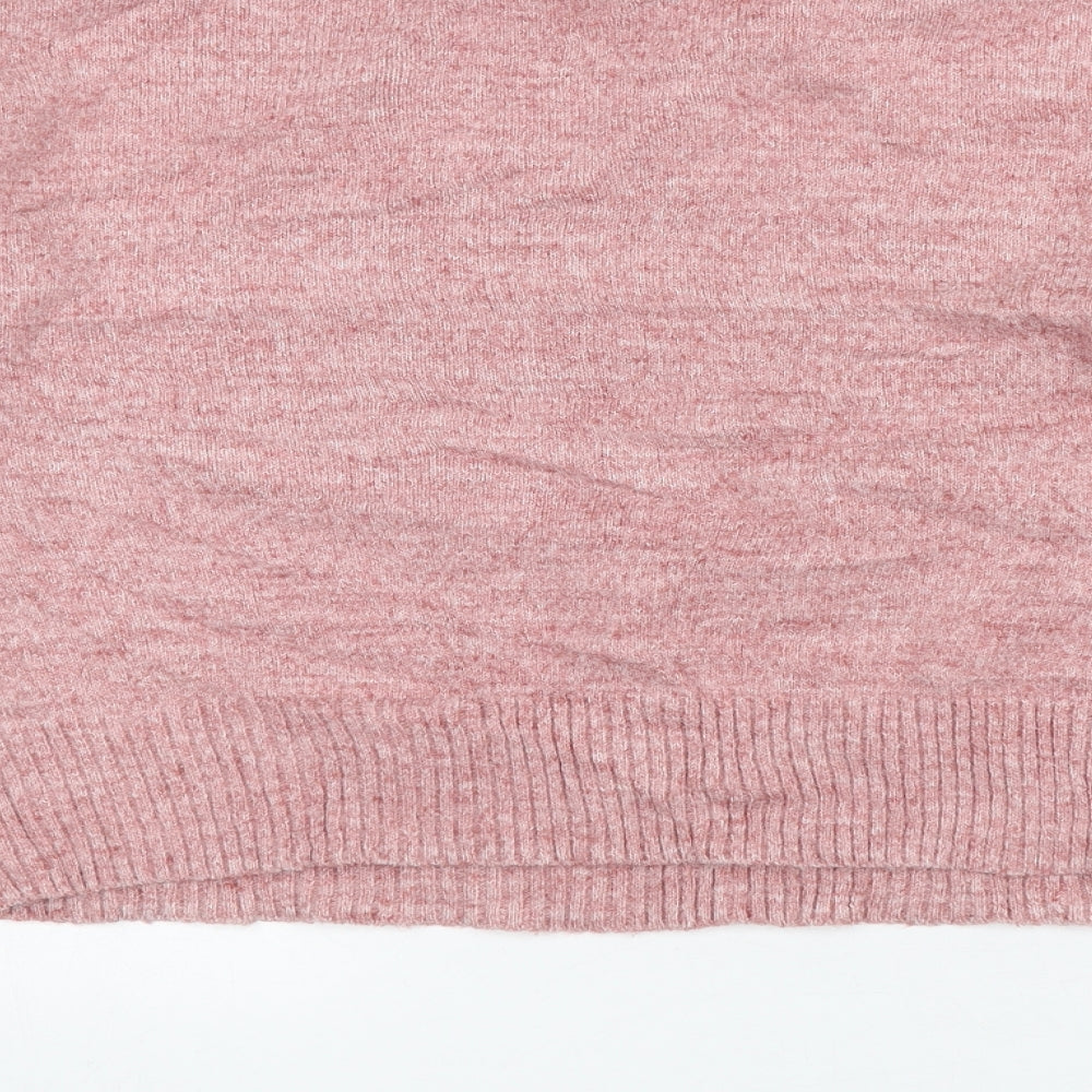 Womens UK Size S New Look Pink Pullover Jumper