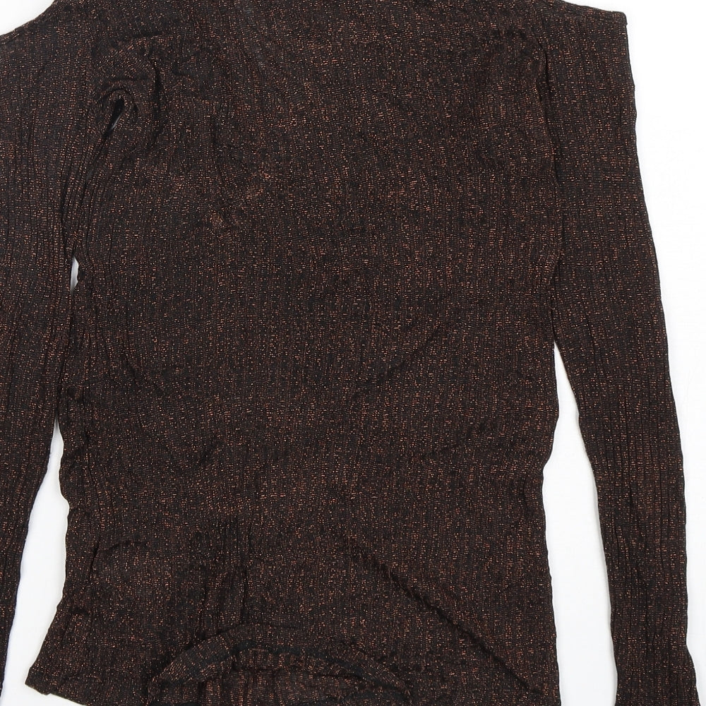 Womens UK Size 10 NEXT Brown Pullover Jumper
