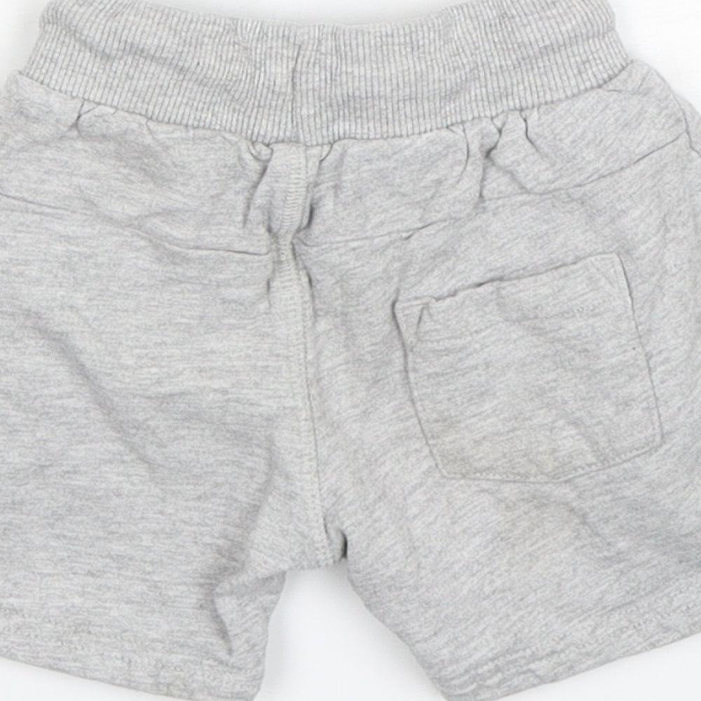 Very Boys Grey Cotton Sweatpants Trousers Size 12-18 Months