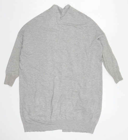 Atmopshere Womens Grey V-Neck Viscose Cardigan Jumper Size 10