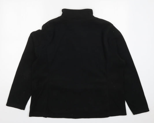 Dunnes Womens Black Jacket Size XL Zip