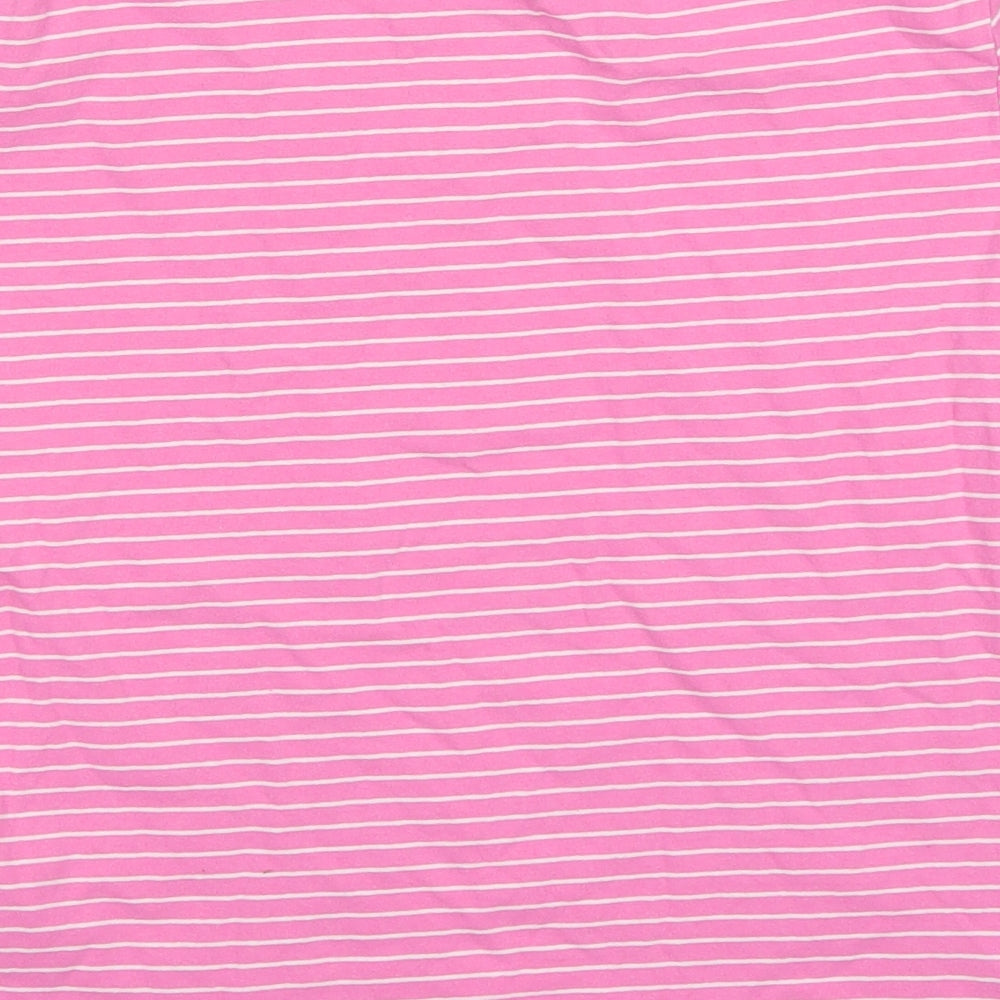 Womens UK Size S First Avenue Pink Basic T-Shirt