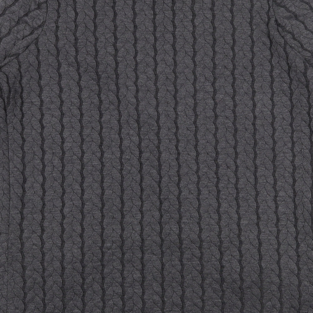 Womens UK Size 10 NEXT Grey Cardigan Jumper