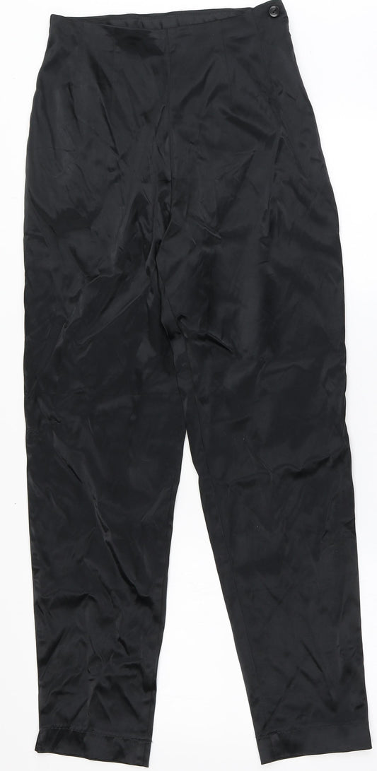 Womens UK Size 12 Marks and Spencer Regular Fit Black Trousers