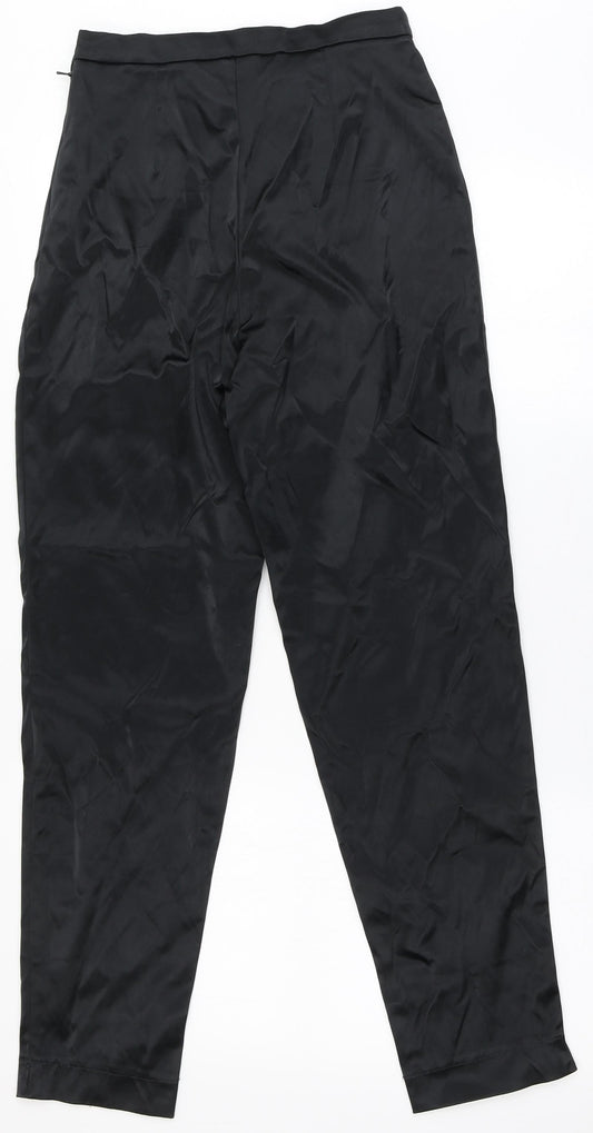 Womens UK Size 12 Marks and Spencer Regular Fit Black Trousers