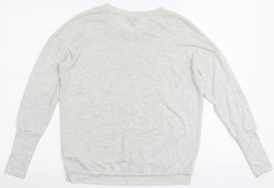 Womens UK Size 6 Topshop Grey Pullover Jumper