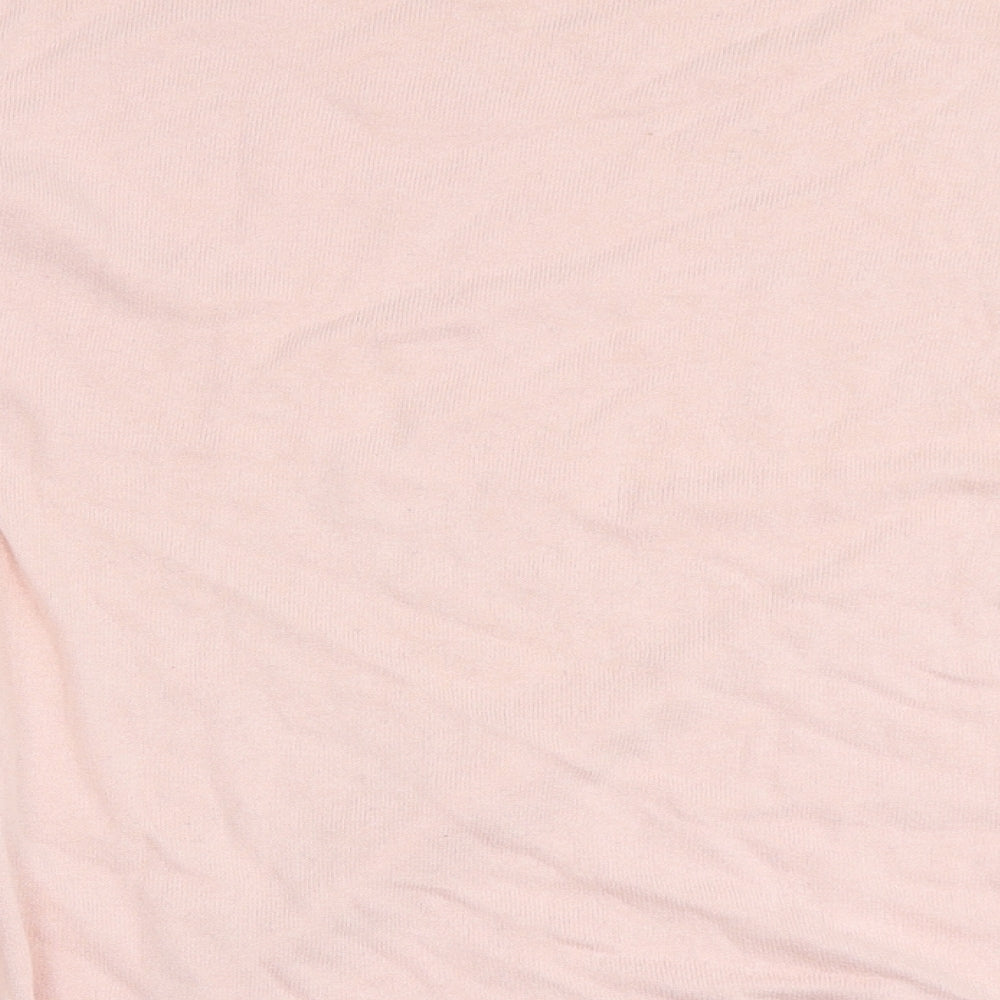 Womens UK Size S Zara Knit Pink Pullover Jumper