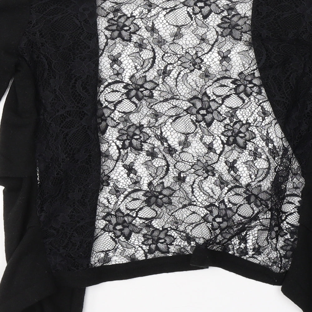 Womens UK Size S VERO MODA Black Cardigan Jumper
