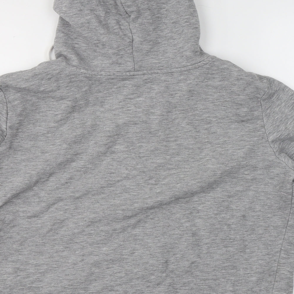 Womens UK Size M Divided by H&M Grey Full Zip Jumper