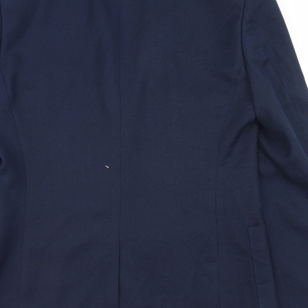 Mens UK Size 36 Preworn Regular Blue Suit Jacket