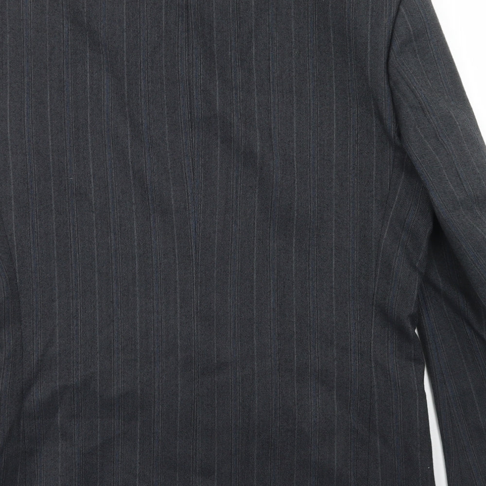 Mens UK Size 38 Preworn Regular Grey Suit Jacket
