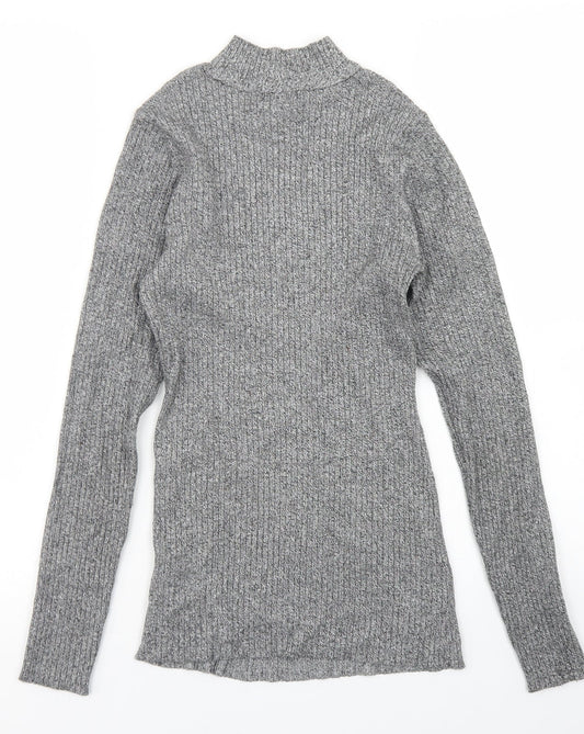 Womens UK Size S H&M Grey Pullover Jumper