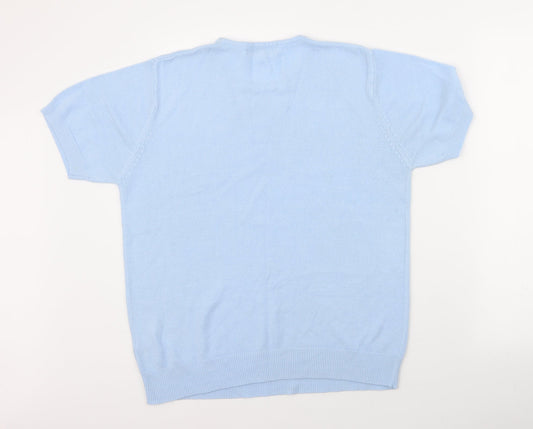 Womens UK Size 14 Berkertex Blue Pullover Jumper